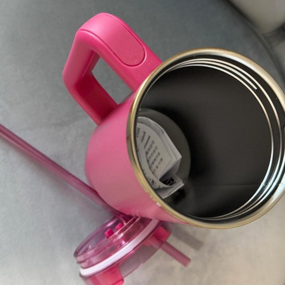 Stanley + Starbucks Pink Quencher Vacuum Cold-To-Go Cup, 40 Fl NWT - Picture 6 of 6